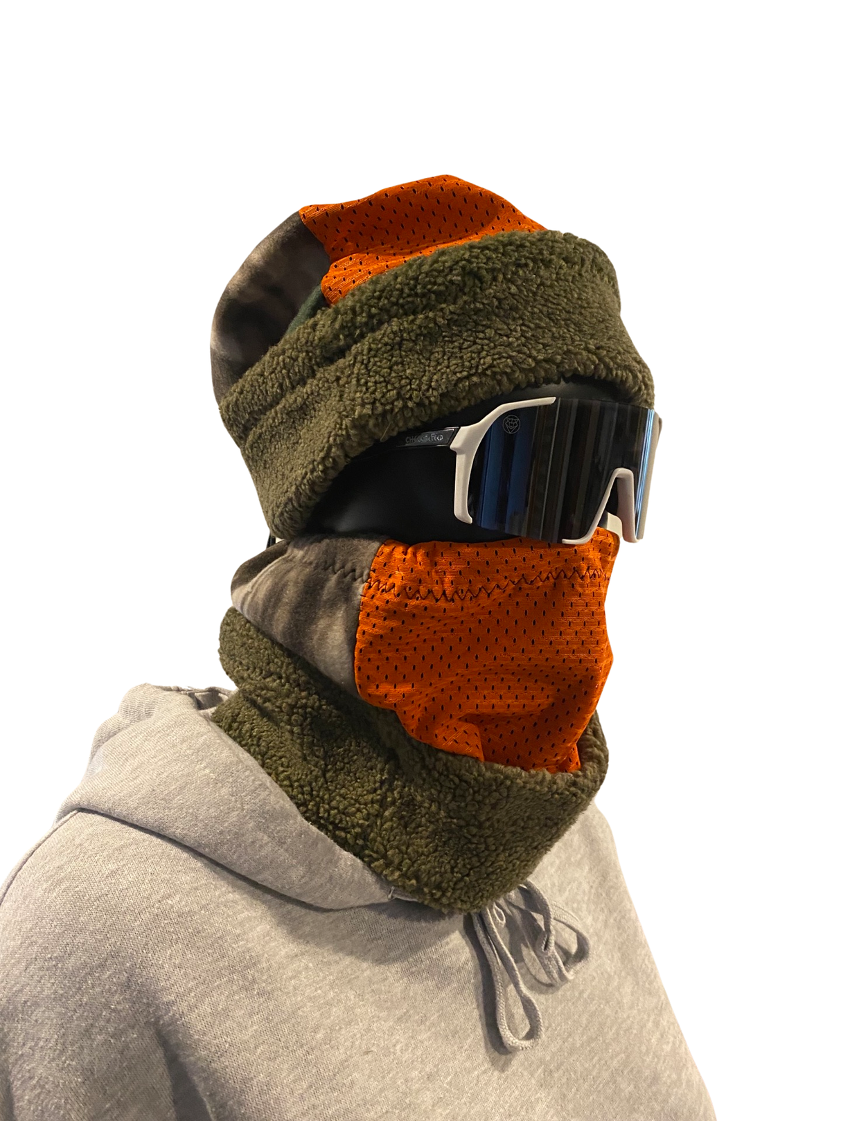 Woodland & Mesh | 2 in 1 Neck Warmer Beanie