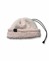 Pink Sherpa Extra Soft // Stitched Fleece Hat