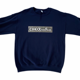 Static Block Crewneck | Navy