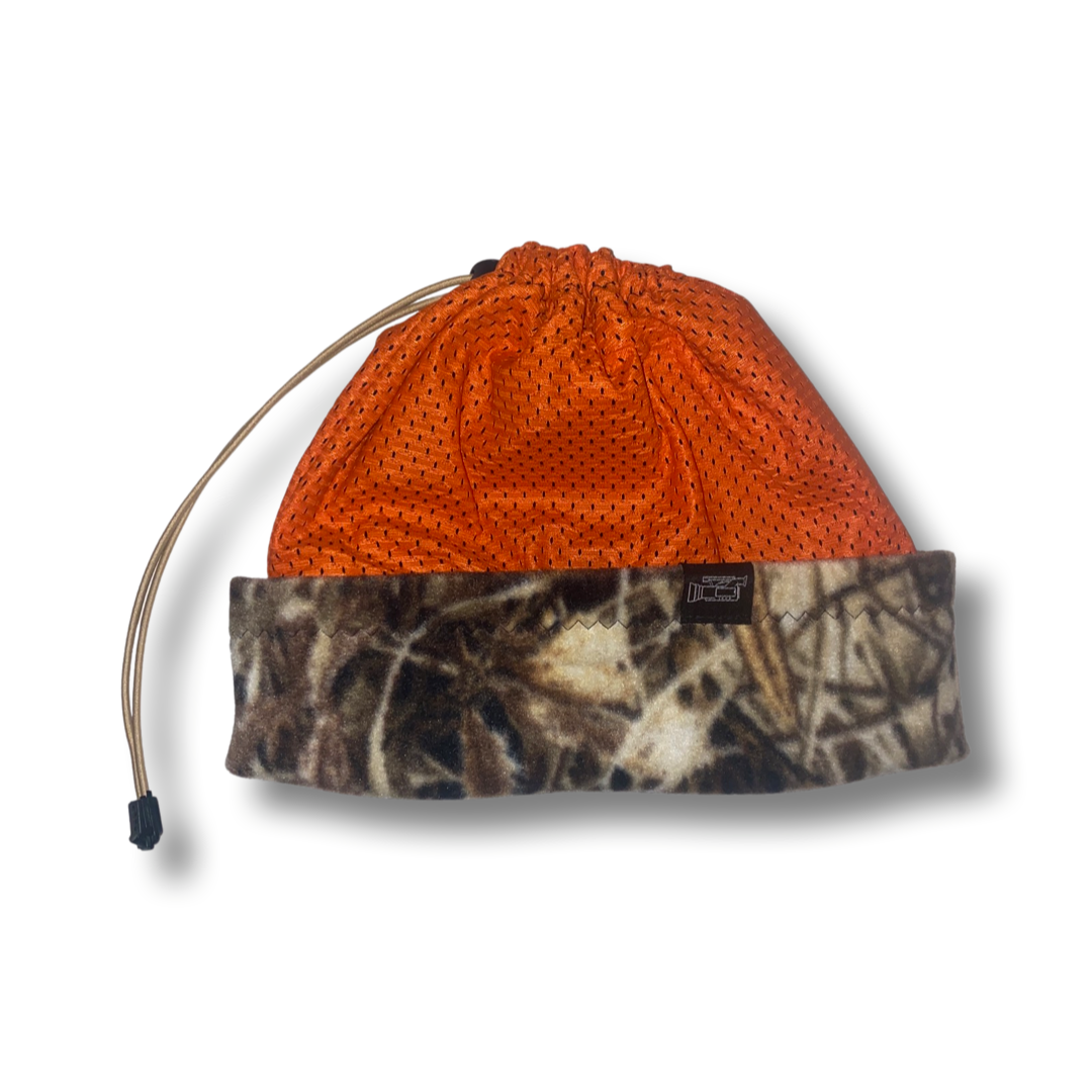 Antlers & Orange Mesh // Stitched Sherpa Hat