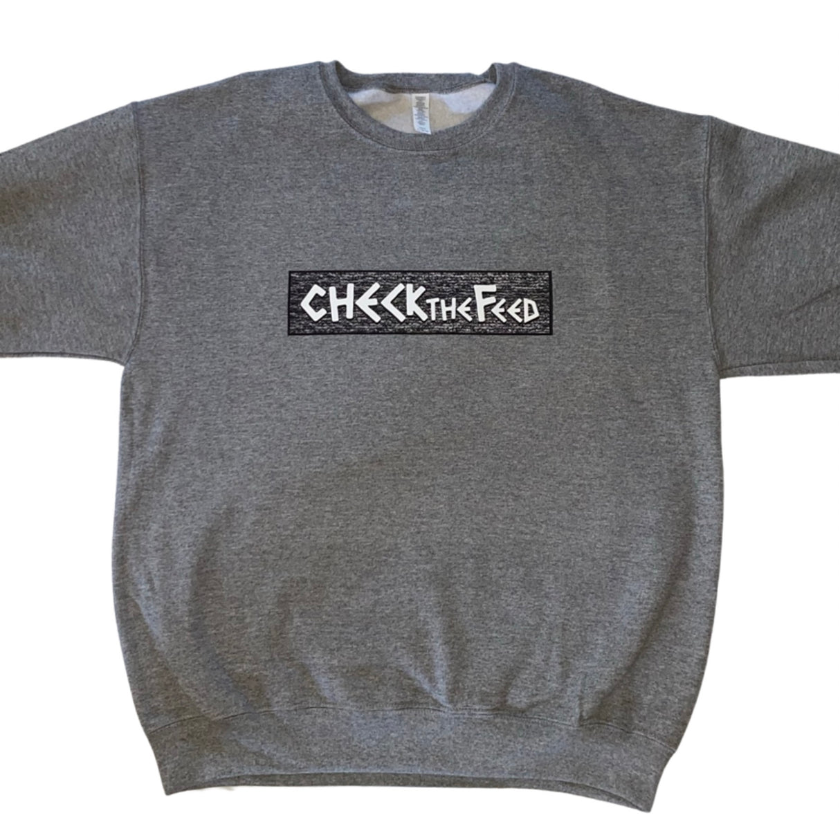 Static Block Crewneck | Grey