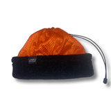 Full Orange Mesh // Stitched Sherpa Hat
