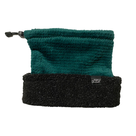 Neon Fleece Black // Stitched Sherpa Hat